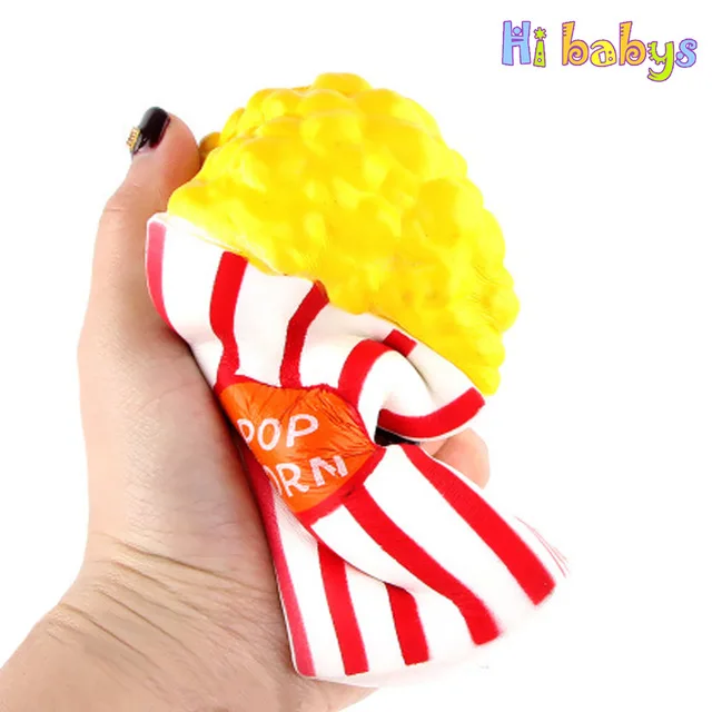 

Anti-stress Cute Popcorn Squishy Smooshy Mushy Squeeze Toy Slow Rising Squishes Silicone Hand Squish Time Killing Gadget toy