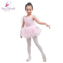 Красивый розовый блесток детская балетная пачка, девушка этап для выступлений, беллетная костюмы