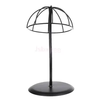 

Iron Hat Cap Storage Display Holder Hair Wigs Rack Shelf Stand Tool Black M