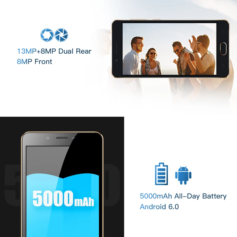 Оригинальный KENXINDA S9 5 дюйма 4G Phablet Android 7 0 4 ядра MTK6737 2 Гб Оперативная память 16