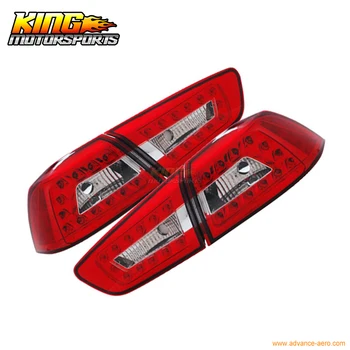 

Fit For 2008-2015 Mitsubishi Lancer LED 4 PCS Tail Lights Red Clear USA Domestic Free Shipping