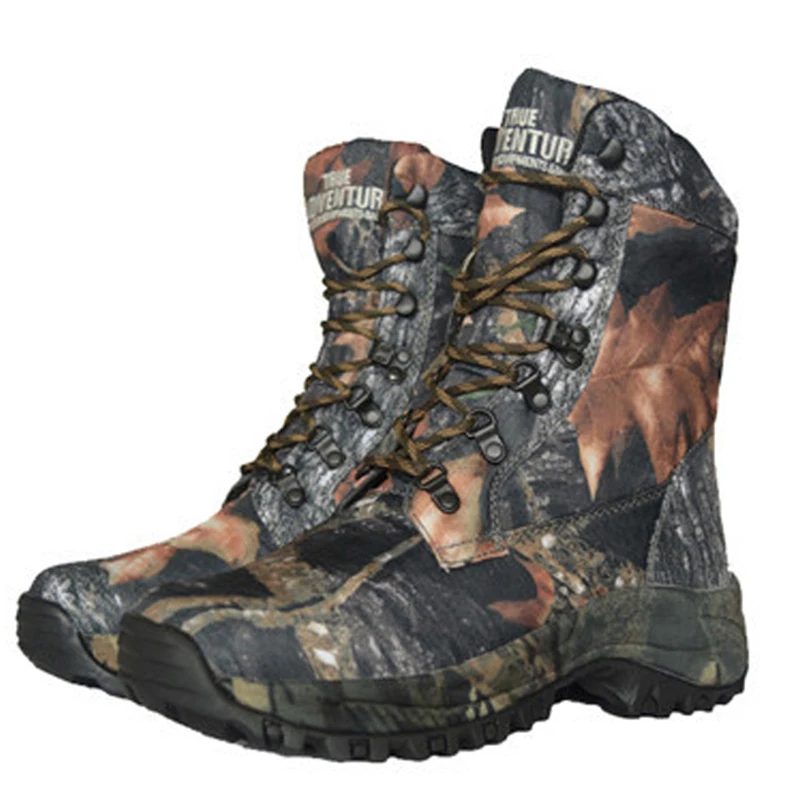 Men's trekking shoes Hiking boots Waterproof Mountain camo shoes