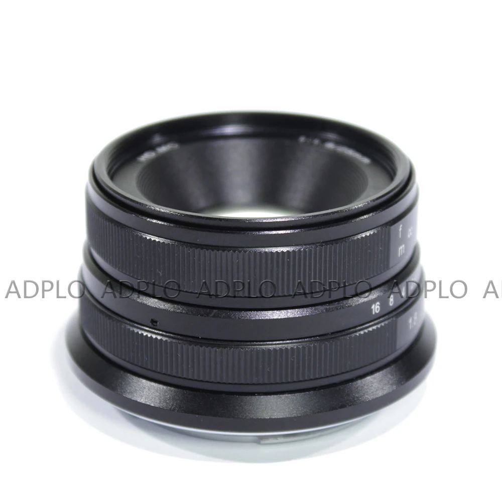Объектив Pixco для Sony NEX черный 25 мм f1.8 HD MC камеры Nex с защитной сумкой 3 обычных