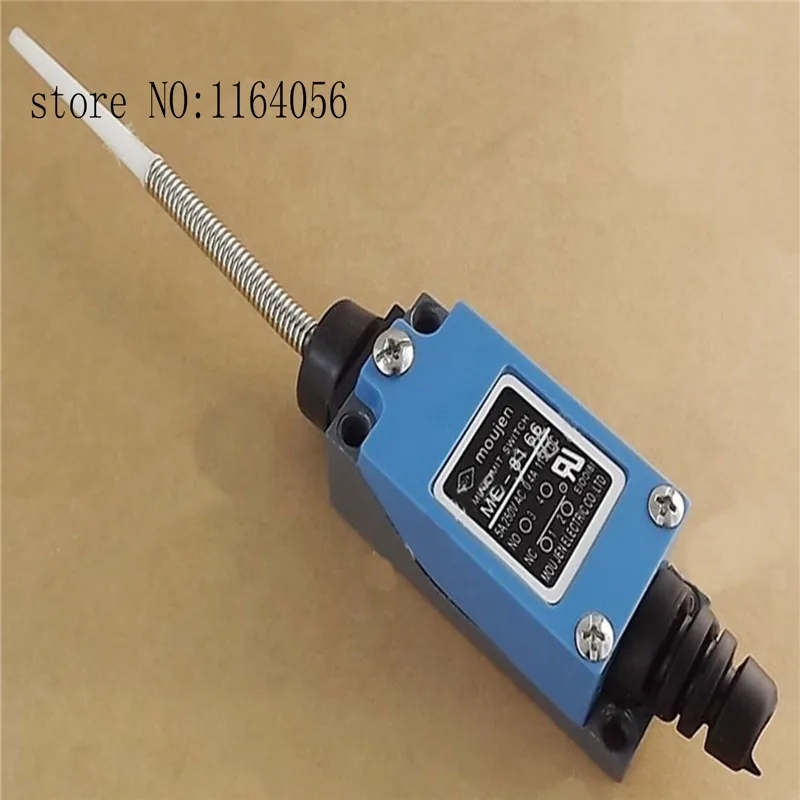 ME 8166 SPDT Momentary Enclosed Limit Switch with Spring Rod Lever Arm