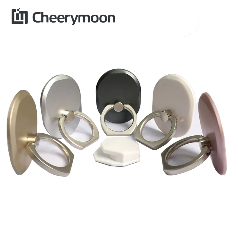 CHEERYMOON Q1 Oval Holder Universal Mobile Phone Ring IRE Metal Finger Grip Stand Stent Bracket For IPhone Samsung AE Saver SHIP
