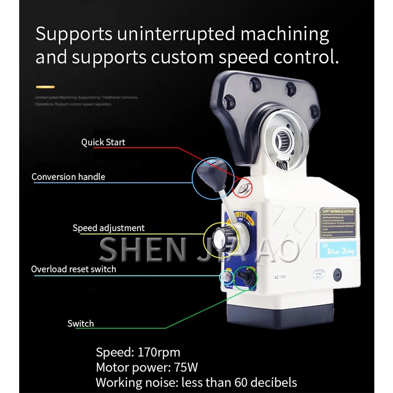 1PC Fully Automatic Universal Handle Knife Feeder Mill Machine Processing Accessories Milling Machine 110V Milling Knife Machine