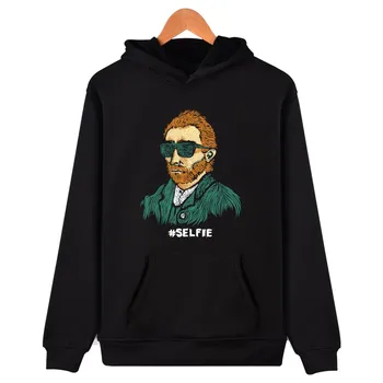 

Van Gogh Triple Self Portrait Hoodies Top Brand Cotton Clothing Fashion Hooded Sweatshirts