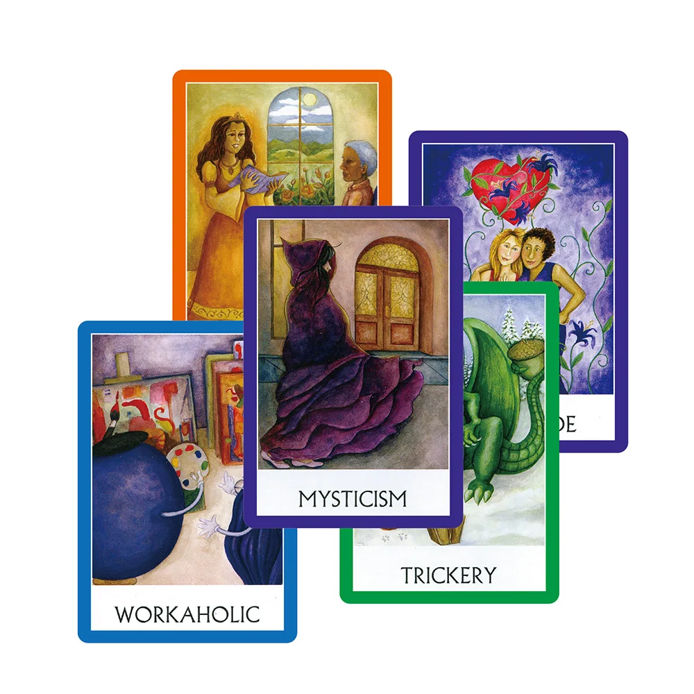 New full English meditation yogi oracle cards, 49 cards, divination