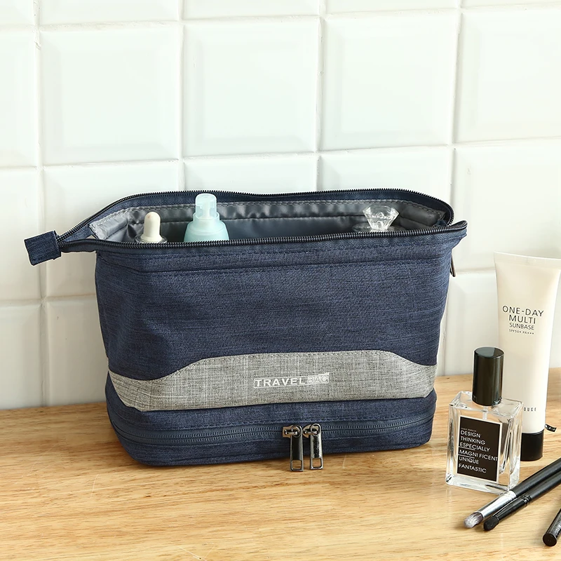 

New Waterproof Cosmetic Bag Men Wash Shaving Travel Organizer Bag Necessaries Large Capacity Women Toilet Makeup Bag