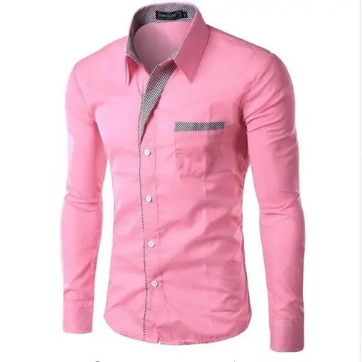 BYWX Men Long Sleeve Casual Fashion Flannel Buffalo Cotton Shirts