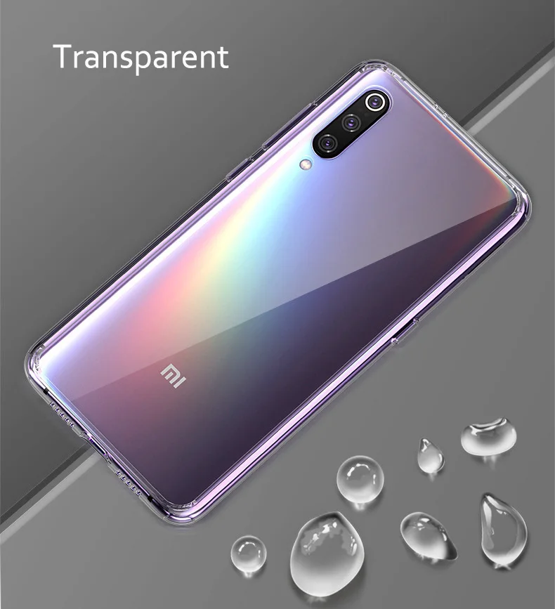 Роскошный градиентный стеклянный чехол для Xiaomi Mi9 Mi9 чехол тонкий прозрачный Aurora Laser Coque чехол для Xiaomi 9 чехол для телефона Capa - Цвет: 1