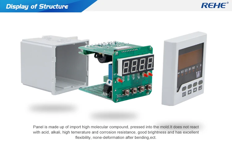 REHE RH-3P61 72*72 мм интеллектуальный измеритель энергии Modbus трехфазный RS485 измеритель энергии