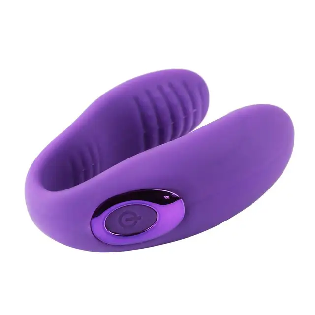 10 Frequency Rechargeable U Shaped Vibrator Sex Toys For Couple