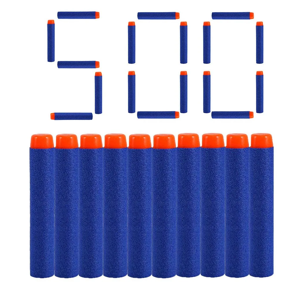 1000 шт. пополнения Дартс для Nerf пулями мягкими дырочку головы 7 2 см заправка