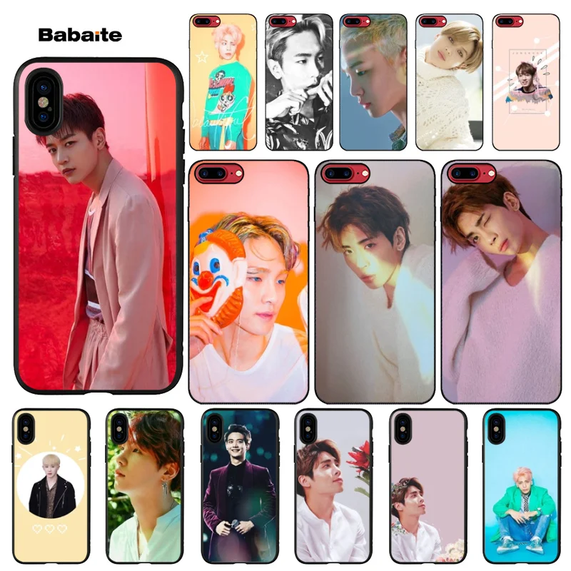 

Babaite Korea Star Jonghyun Key Shinee Kpop Minho Coque Shell Phone Case for iPhone X XS MAX 6 6S 7 7plus 8 8Plus 5 5S XR