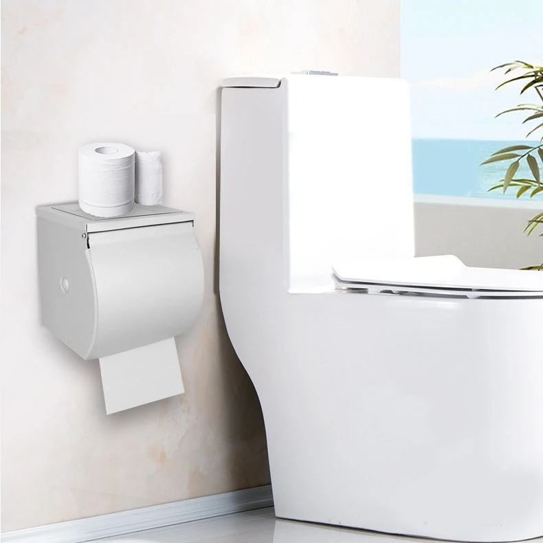 

Waterproof Toilet Paper Holder Tissue Box Bathroom Toilet Paper Storage Box Organizer Hotel Roll Paper Wall Hanging Rack