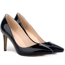 Brand Shoes Woman High Heels Women Pumps For Ladies Customized Sexy Pointed Toe 8cm High Heeled Dress Shoes