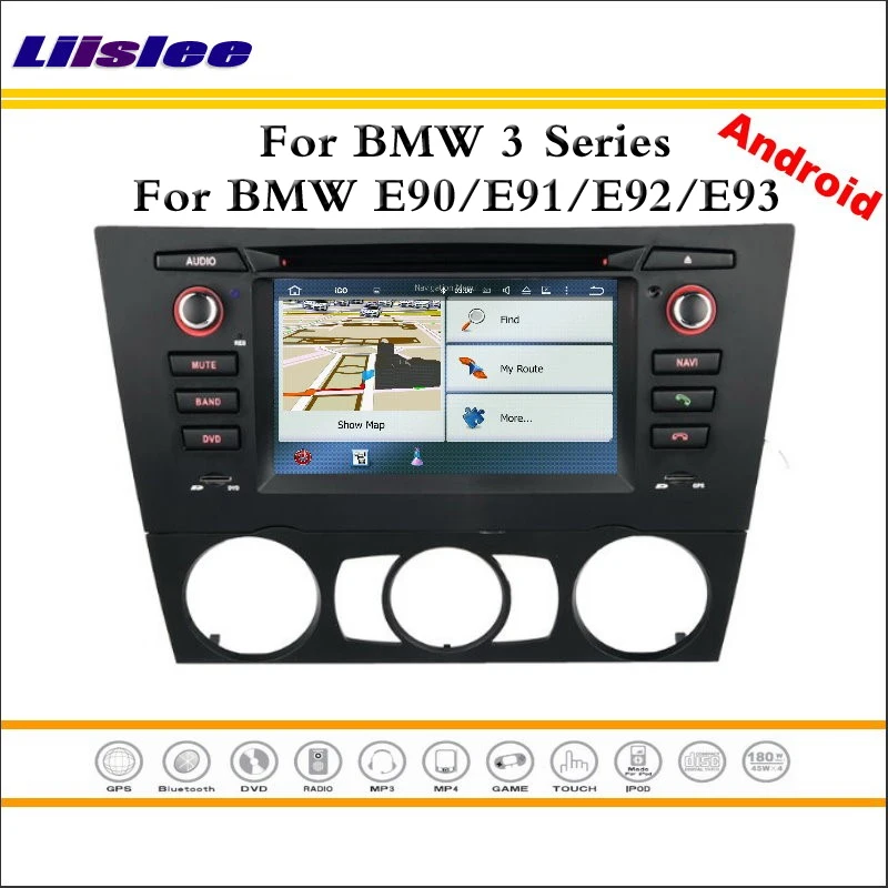 Top Liislee Car Android Multimedia For BMW E90 / E91 / E92 / E93 3 Series 2005 Stereo Radio CD DVD Player GPS Navi Navigation System 4 Top Liislee Car Android Multimedia For BMW E90 / E91 / E92 / E93 3 Series 2005 Stereo Radio CD DVD Player GPS Navi Navigation System 4