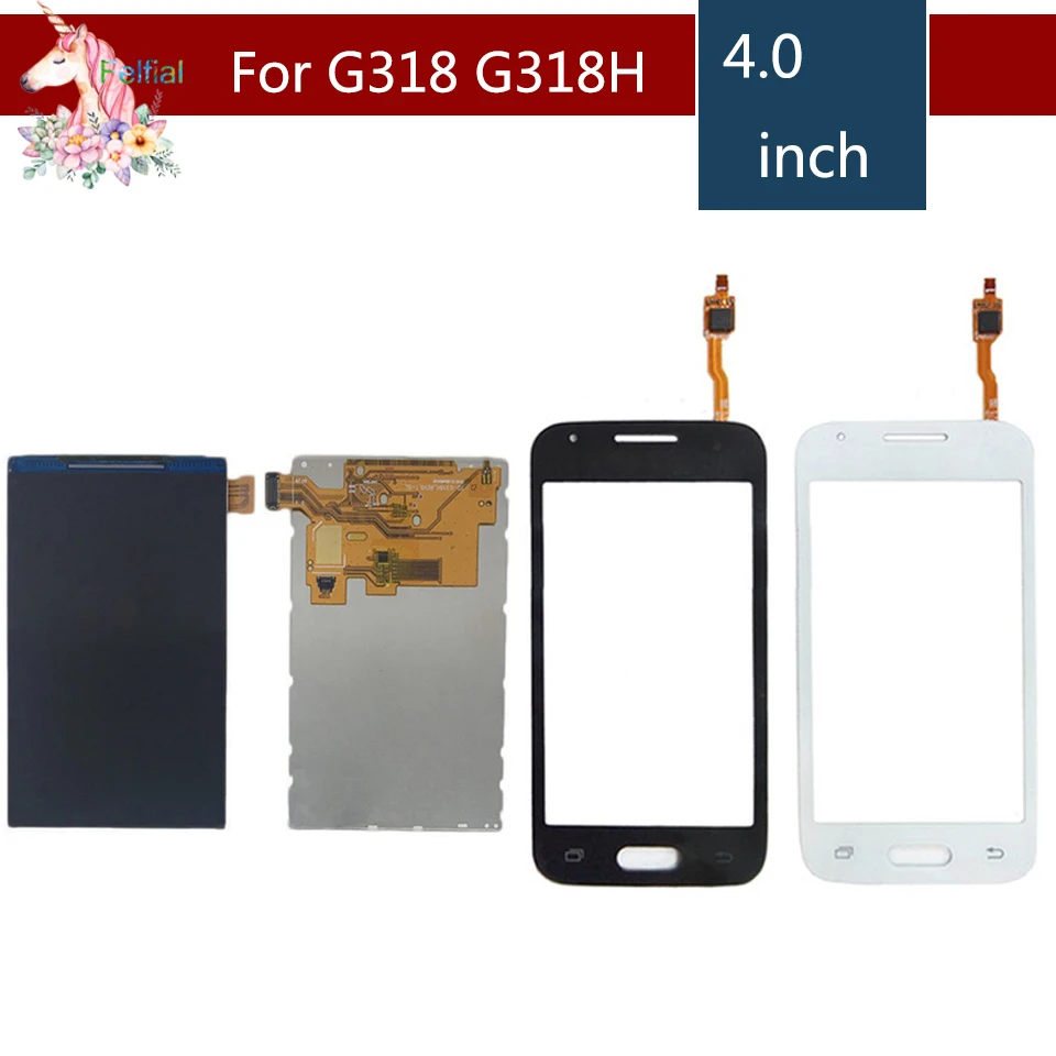 ЖК дисплей 4 0 дюйма для Samsung Galaxy DUOS Trend Lite 2 G318 G318H с сенсорным экраном и
