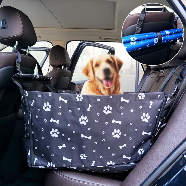 Pet Dog Carrier for Large Dog Folding Car Seat Pad Safe Carry Outdoor