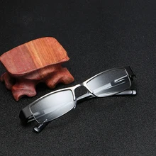 Модные классические очки для чтения, трендовая коробка, простые старые очки+ 1,00+ 1,50+ 2,00+ 2,50+ 3,00+ 3,50+ 4,00 металлические очки для чтения