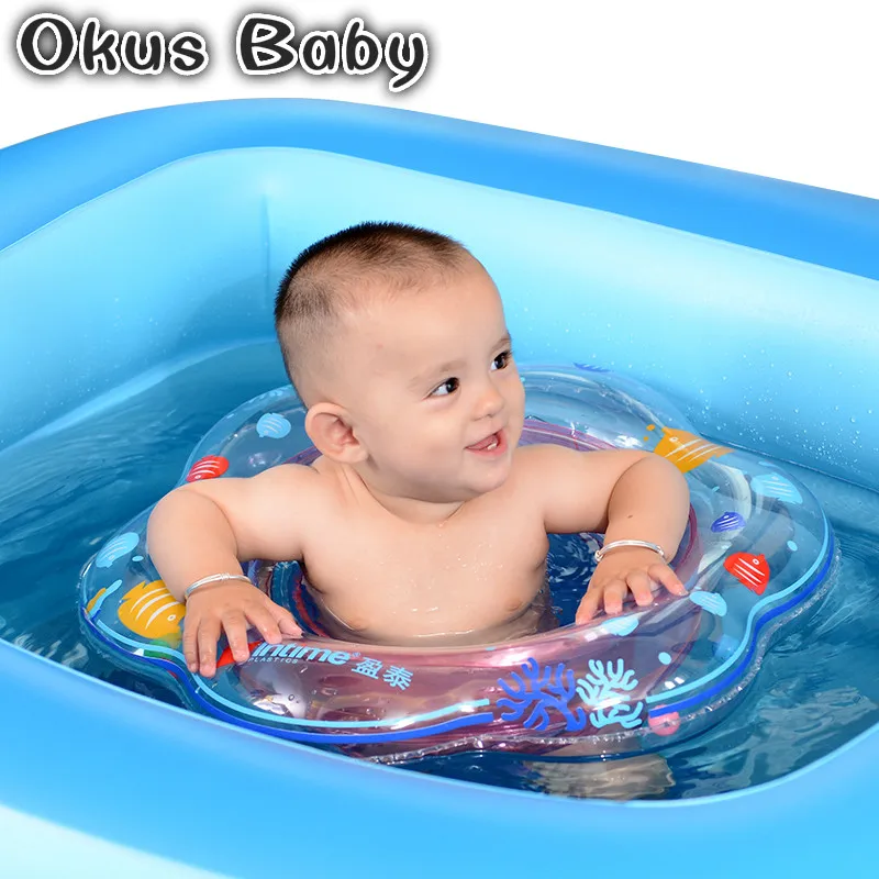 2018 новые Лидер продаж 52*21 см детский бассейн плавательная игрушка младенческой кольцо малыша надувной круг плавательный круг Плавание
