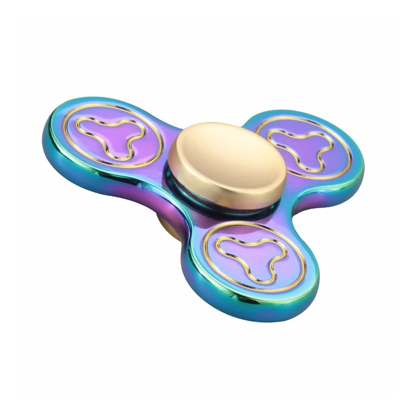 Радуга Tri Spinner Ультра Скорость рук Spinner Непоседа игрушки для аутизма и СДВГ беспокойство стресса фокус Игрушечные лошадки подарок