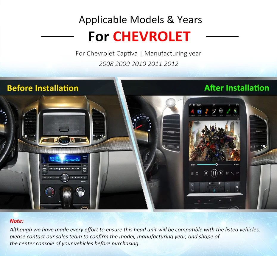 Android Tesla Vertical screen car audio radio multimedia system gps navigation for Chevrolet Captiva 2008-2012 car dvd IPS AUX