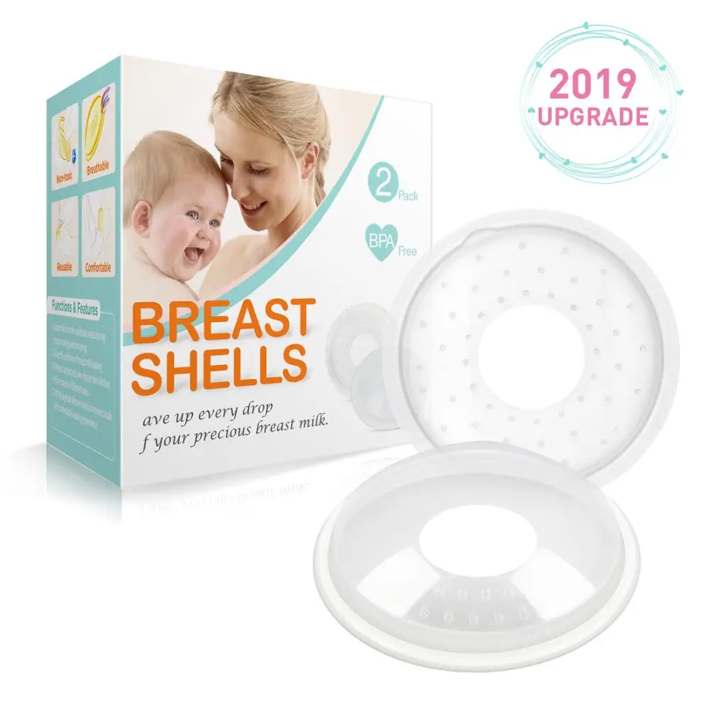 

2-Pack Nursing Pads Nurse Anti-overflow Breast Pads Reusable Breast Milk Collector Reutilizable Nipple Collection Reusable Pads