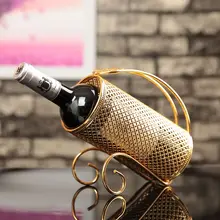 Европейская мода вино полка для вина железная винная рама Серебряные украшения