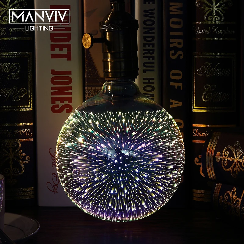 

Led light bulb e27 led lamp 3D decoration bulb 220-240V holiday lights st64 g95 novelty lamp christmas decor for home lampada