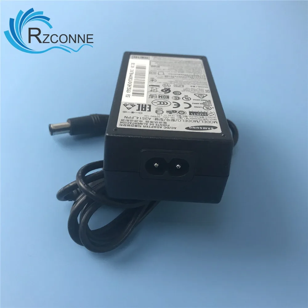 Najtaniej Adapter ac ładowarka zasilająca dla Samsung A3514_FPN DHS DPN DSM ems 14V 2.5A 35W LT24C570 S24E370DL S24E510C S27D360H S27D390H