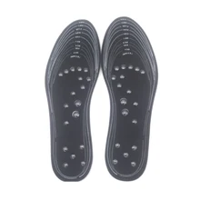 1 пара Иглоукалывание ног Тонкий башмак акупрессур магнитные массажные стельки Pro Mindinsole Уход за ногами инструмент