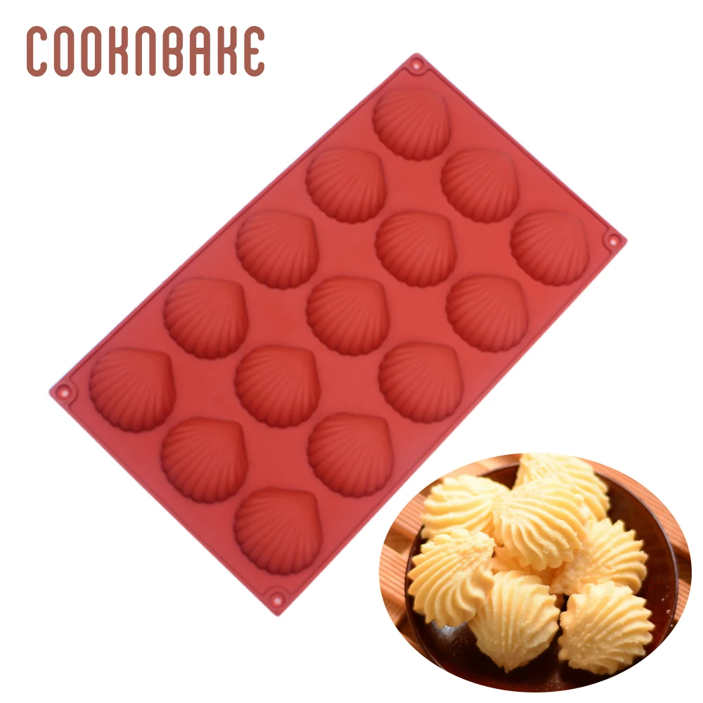 CDY-184 COOKNBAKE Madeleine, инструмент для выпечки торта, силиконовая форма для печенья, шоколада, форма в виде ракушки, желе, сделай сам, ледяные конфеты, форма для украшения торта - Цвет: CDY-184
