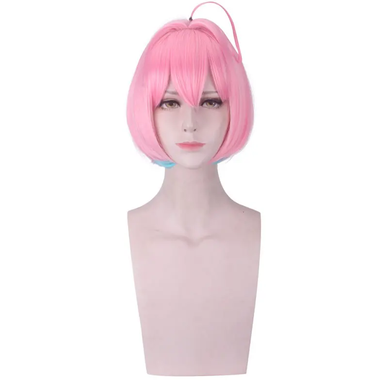 IDOLM@ STER Золушка девушки: Звездная сцена Yumemi Riamu короткий парик косплей костюм CGSS Жаростойкие волосы Хэллоуин парики