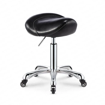 

B Beauty stool barber shop chair hair salon rotating lift stool nail makeup salon pulley workbench