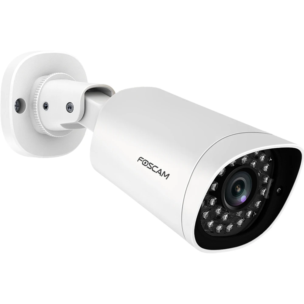  Foscam G4EP Super HD 4MP (1440P) PoE Outdoor IP Security Camera 8-Hour Free Cloud Storage Night Vis