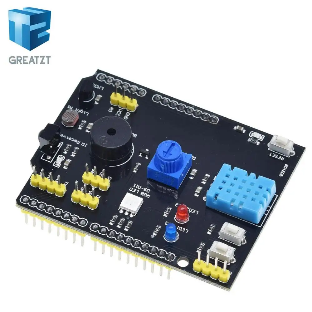 DHT11 LM35 многофункциональный адаптер платы расширения датчика влажности
