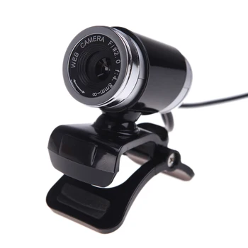 

USB 2.0 50 Megapixel HD Webcan Camera Web Cam with MIC Clip-on 360 Degree for Desktop Skype Computer PC Laptop MacBook Air Pro