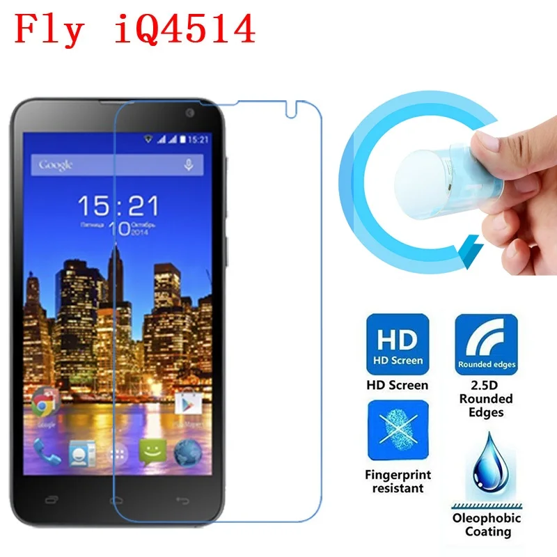 

For Fly IQ4514 Screen Protective Film, Ultra-Thin HD Clear Soft Pet Screen Protector Film for Fly IQ 4514 EVO Tech 4