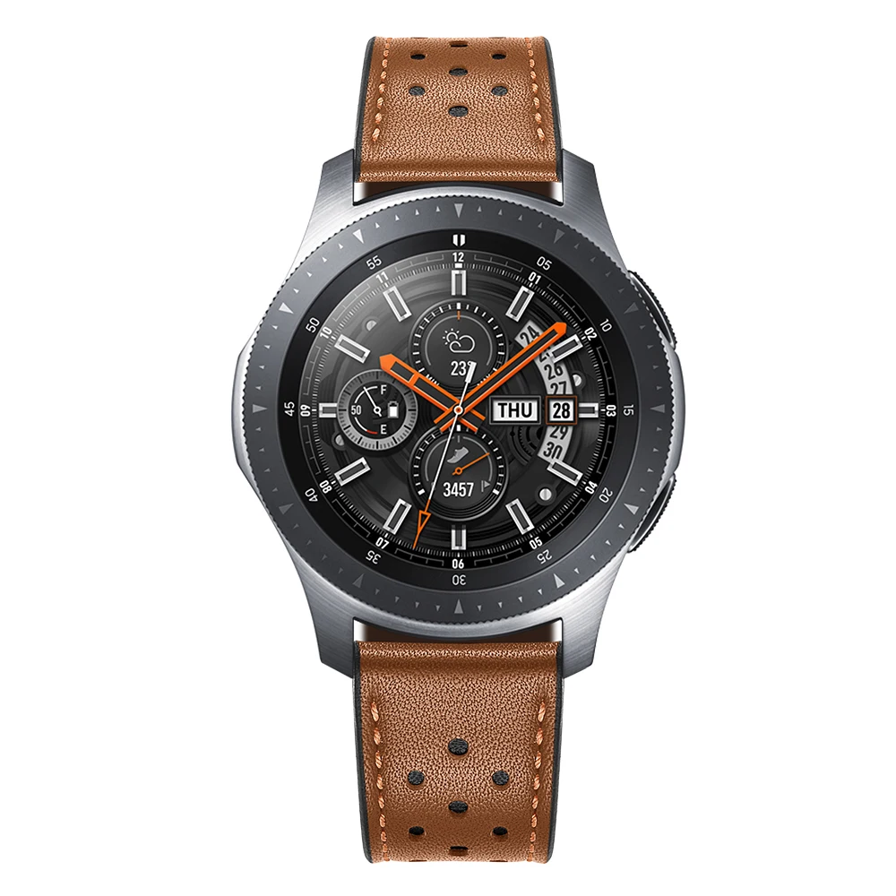 Кожаный ремешок для samsung galaxy watch классический Quick Release браслет ремешок замена ремешок браслет для galaxy watch