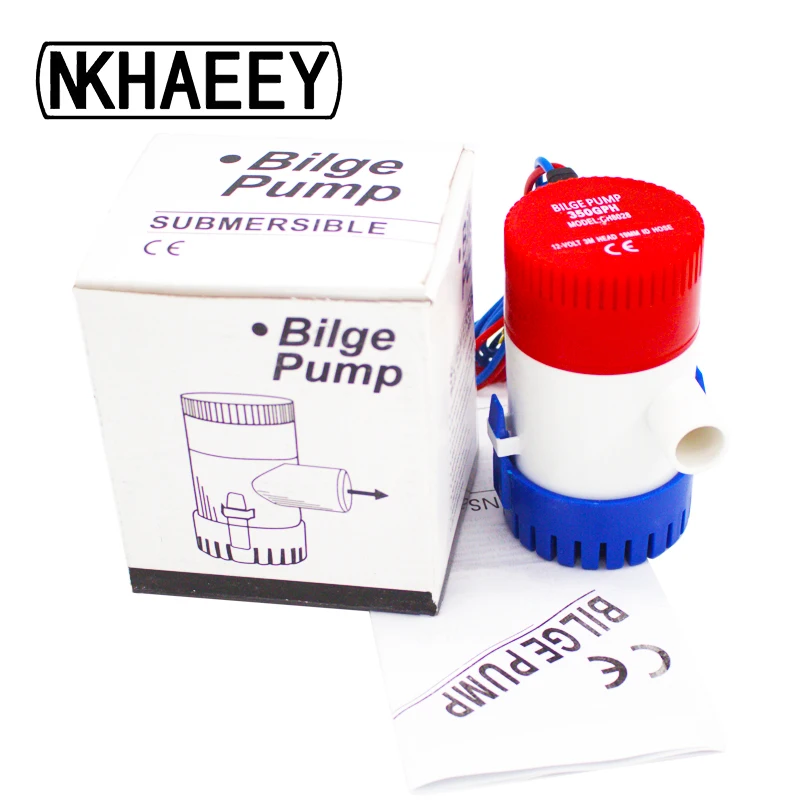 Трюмный насос 12 V/24 V DC новый стиль 350 500 750 1100 GPH погружной насос/Круизный корабль