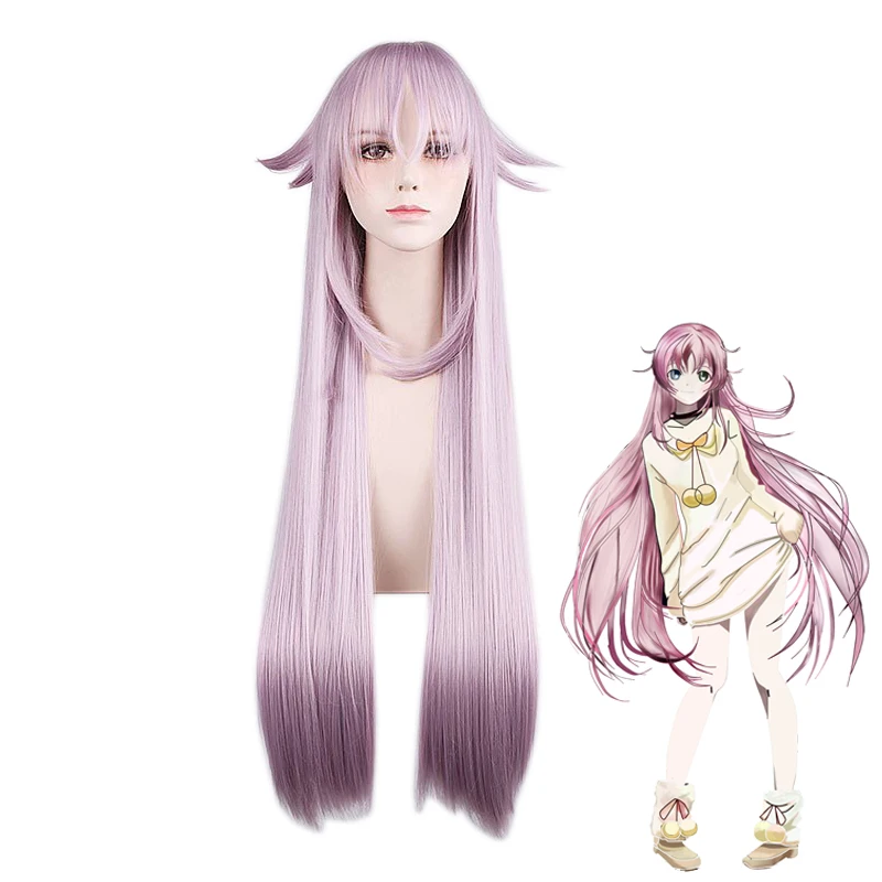 

K RETURN OF KINGS NEKO Ameno Miyabi Long Straight Wig Cosplay Costume K-Project Women Heat Resistant Synthetic Hair Party Wigs