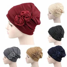 Шарфы для дам, мусульманские шарфы, повседневный шарф для женщин, летний модный женский шарф, головной убор, индийская мусульманская шапка после химиотерапии, шапка W417