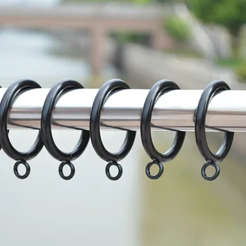 

Embrasse Rideaux 20 Pcs / Lot 4*45mm Diameter Rings Curtain Hanging Ring Made Of Metal/ Accessory 3 Colors Sliver And Eyelets