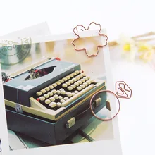 Coloffice 5 шт. DIY из нержавеющей стали розы из металла закладки рафинированная бумага Зажим Закладки для офиса держатель для карт офисные школьные принадлежности