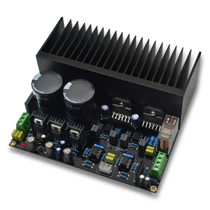 

LM3886 Stereo High Power Amplifier Board OP07 DC Servo 5534 Independent Op Amp Chenjin PCB Kit