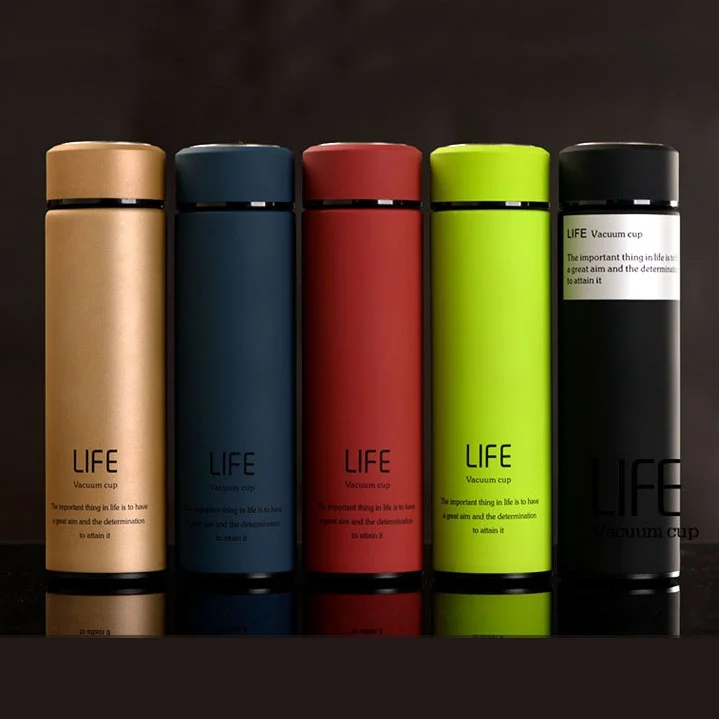 

500ML High Quality Stainless Steel Vacuum Flask Thermal Cup Coffee Thermos Mug Water Bottle Sports Thermos 304 SS Gift Custom