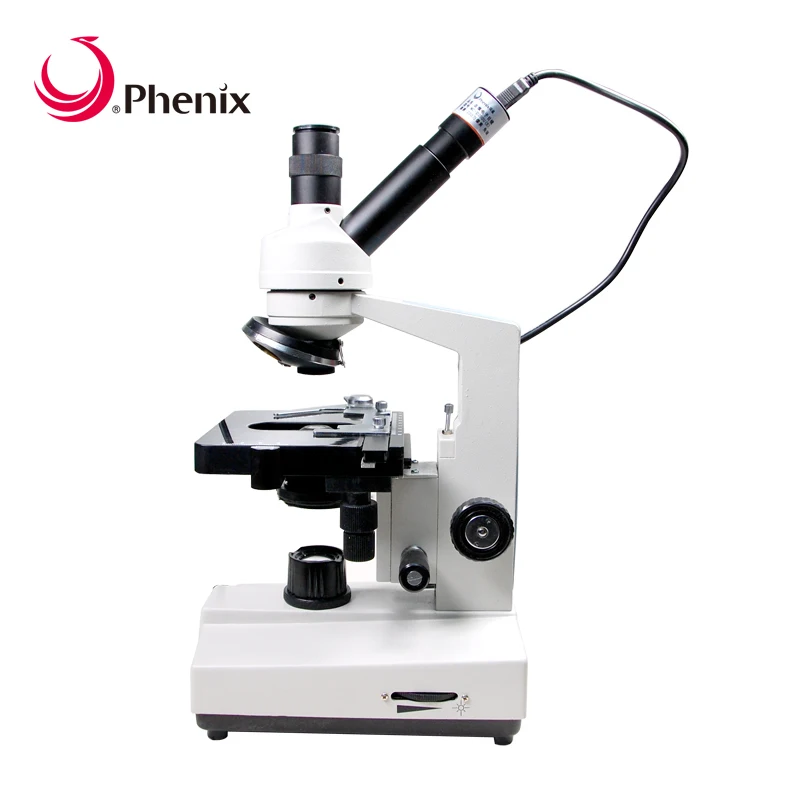 Phenix 2MP цифровой микроскоп 40x 1600x монокулярная труба Биологический для студентов