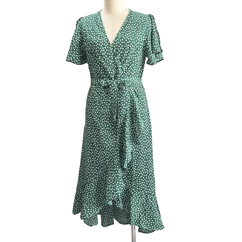 Women Summer Dress 2019 Boho Floral Print Women Long Dress V Neck Beach Maxi Dress Sexy Split Party Dresses Sundress Vestidos  02